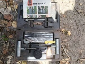 tyre plug kit.